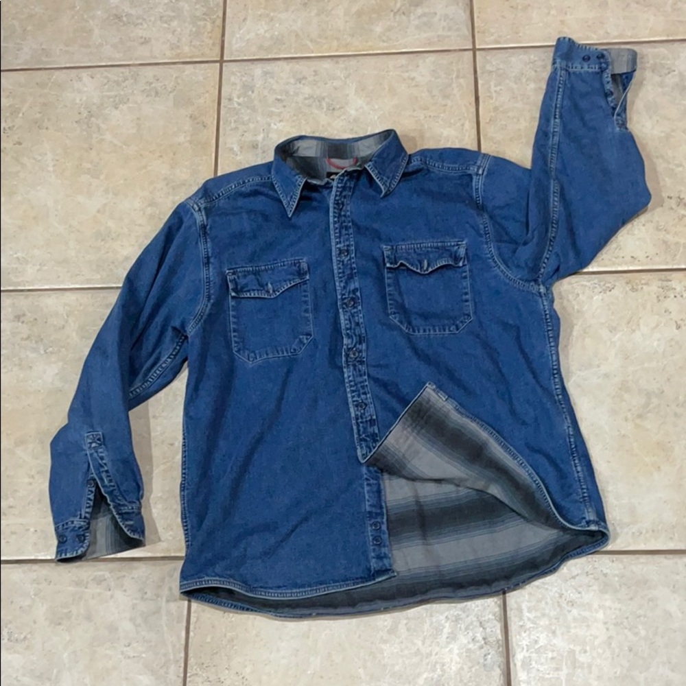 Eddie Bauer Lined Shirt Jac